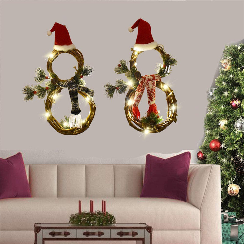 Buy Christmas Lights Decoration Vine Circle - Festive Pine Needle Wreath for Holiday Cheer | EpicMustHaves