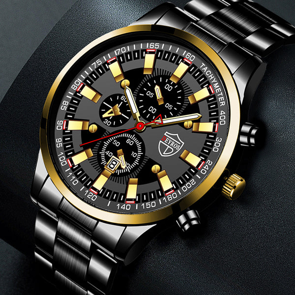 Buy Stainless Steel Luminous Quartz Wristwatch For Men - Stylish Timepiece