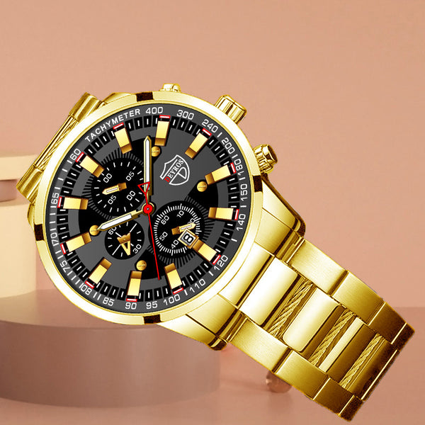 Buy Stainless Steel Luminous Quartz Wristwatch For Men - Stylish Timepiece