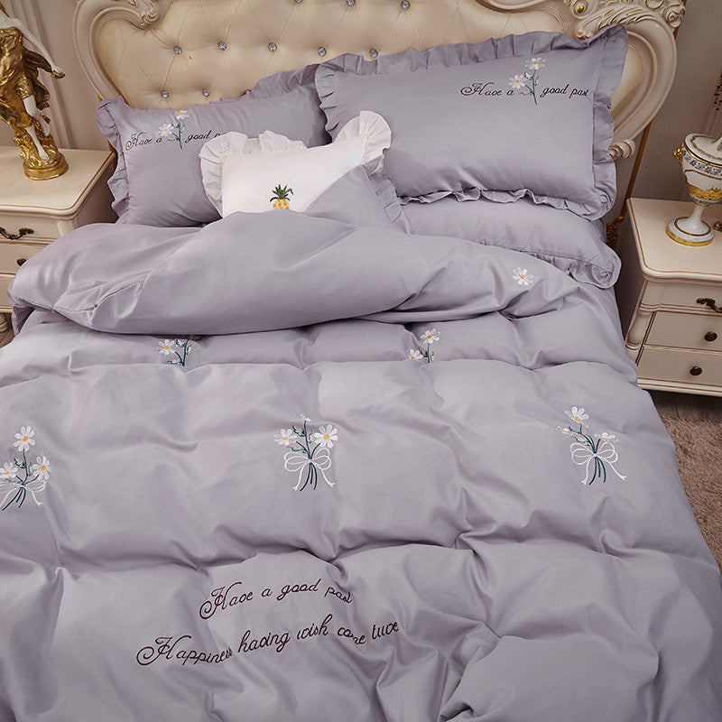 Buy Princess Wind Bed Sheet Bed Cover - Luxurious Embroidered Bedding | EpicMustHaves