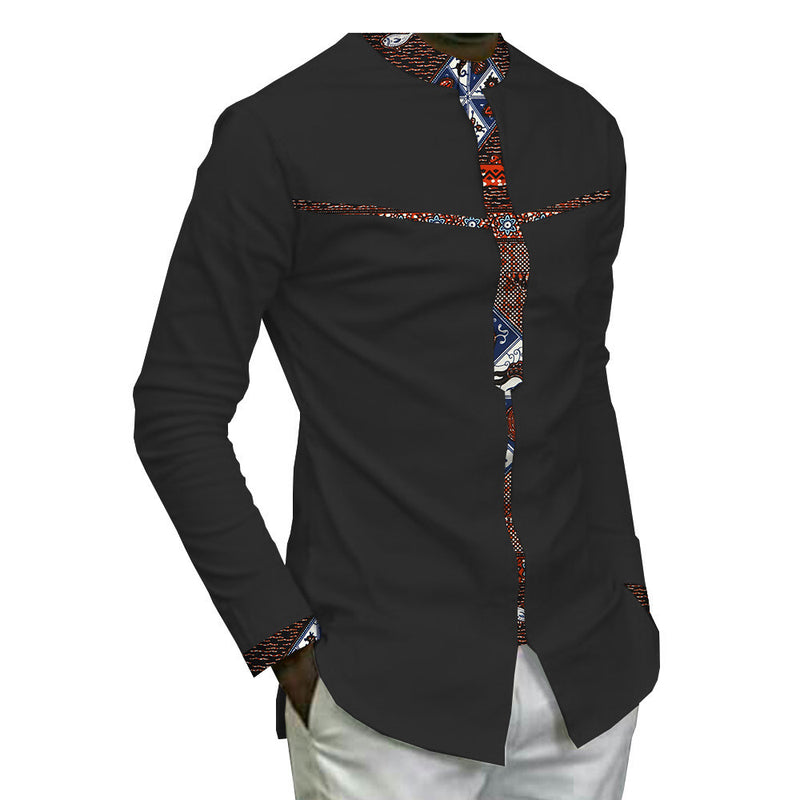 Buy New African Cotton Batik Print Men's Casual Top - Stylish Shirt