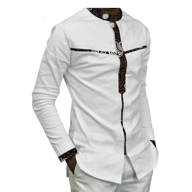 Buy New African Cotton Batik Print Men's Casual Top - Stylish Shirt