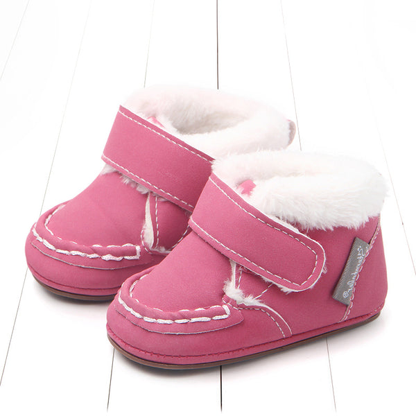 Buy Cozy Rose Red Baby Shoes - Warm and Stylish Toddler Shoes