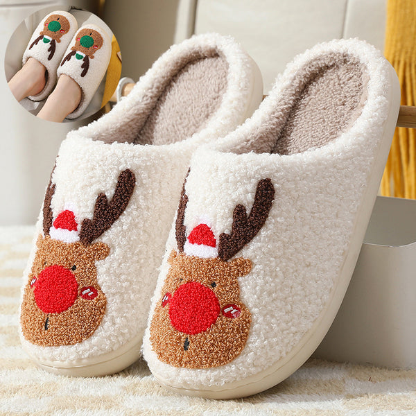 Buy Christmas Shoes: Winter Elk Soft Cozy Slippers for a Warm Home | EpicMustHaves