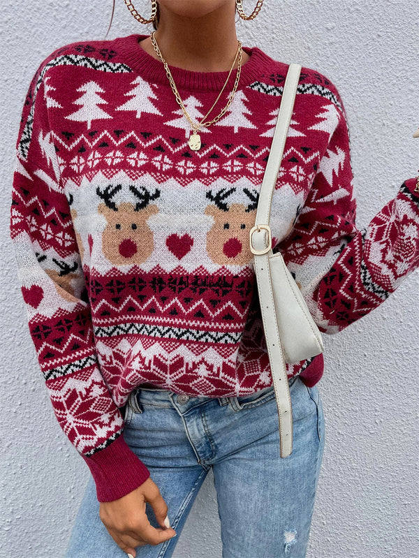 Buy New Red Christmas Holiday Sweater - Festive Pullover | EpicMustHaves