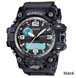 Buy BOAMIGO Men's Sports Watch F5100 - Dual Display, Analog-Digital, 50M Waterproof 