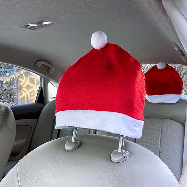 Buy Christmas Car Chair Covers for Festive Day Decorations - Fashionably Simple Red Covers | EpicMustHaves