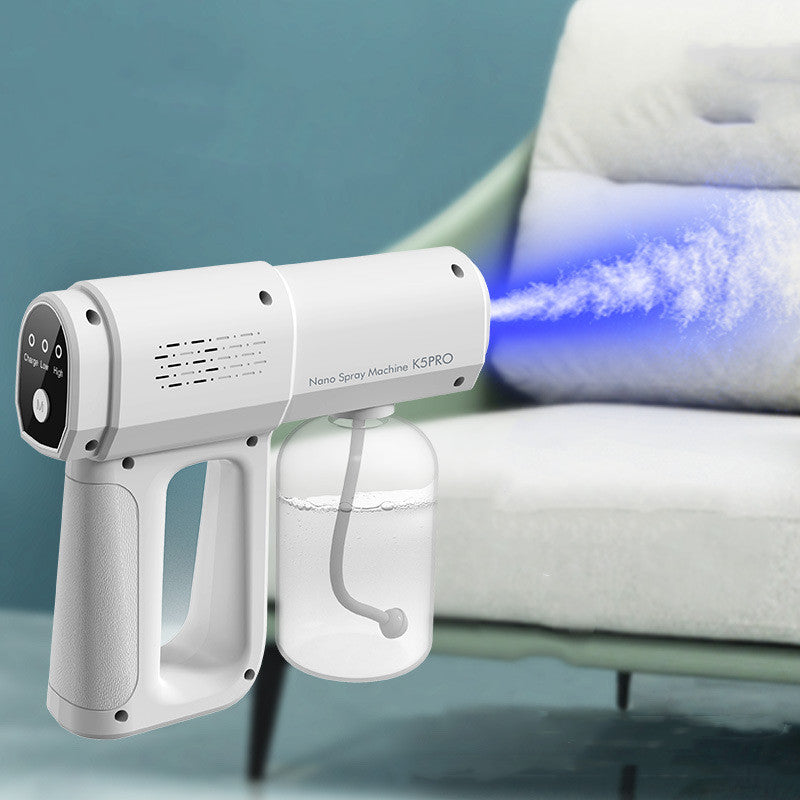 Handheld Nano Spray Disinfection Gun Blue Light