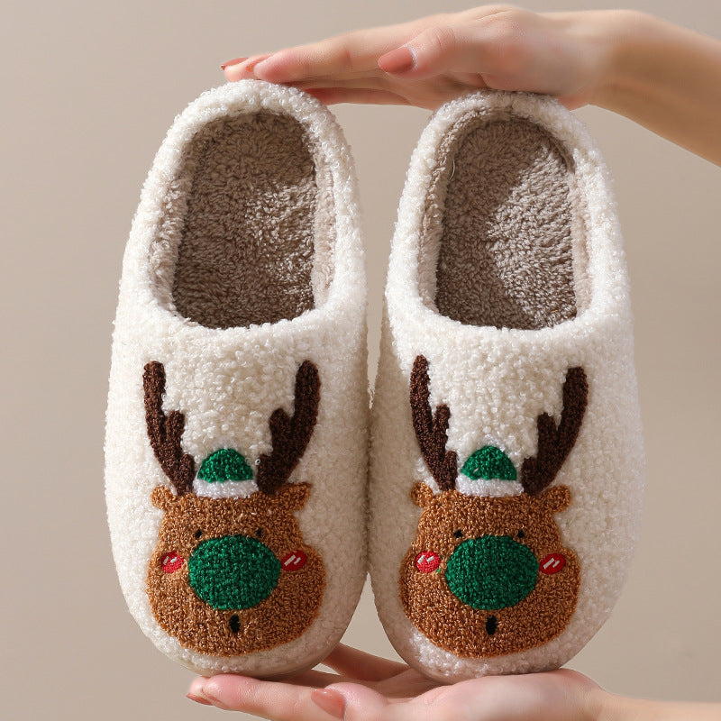 Buy Christmas Shoes: Winter Elk Soft Cozy Slippers for a Warm Home | EpicMustHaves