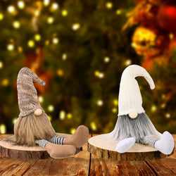 Buy Christmas Decorations Faceless Doll - Festive Hanging Leg Doll at EpicMustHaves