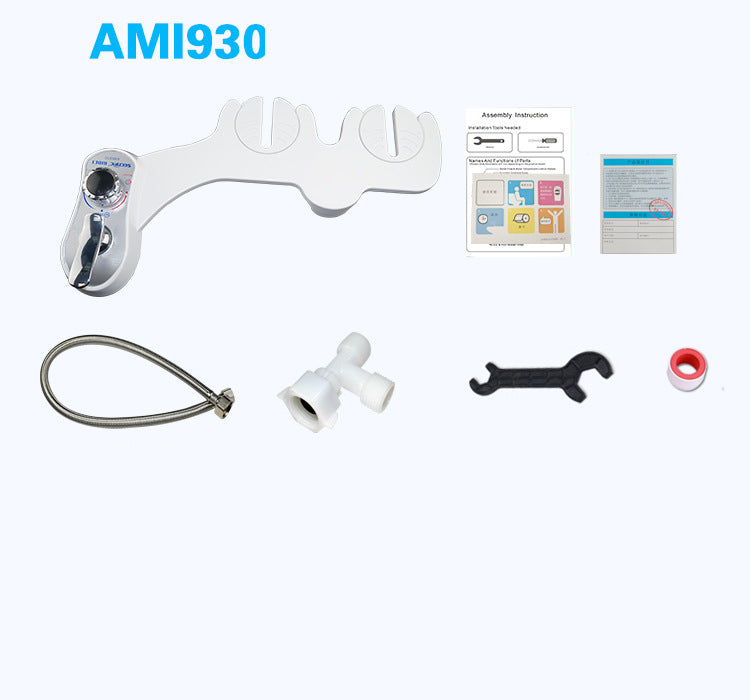 Smart toilet cover spray gun