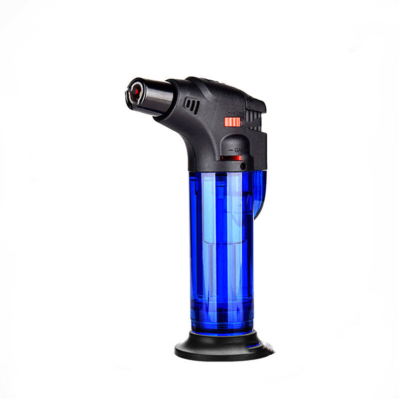 Spray Gun Transparent Plastic Welding Gun Inflatable Windproof Lighter