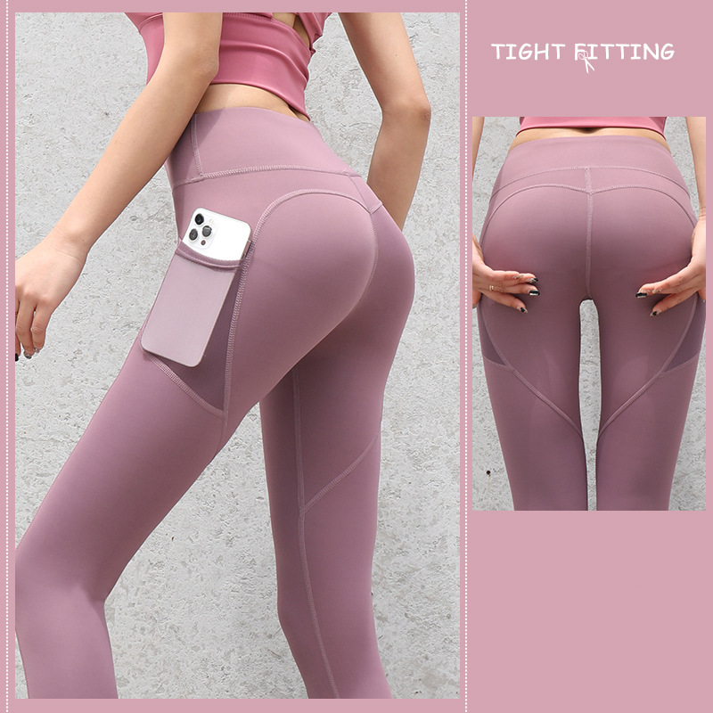 Gym Sport Seamless Leggings With Pockets