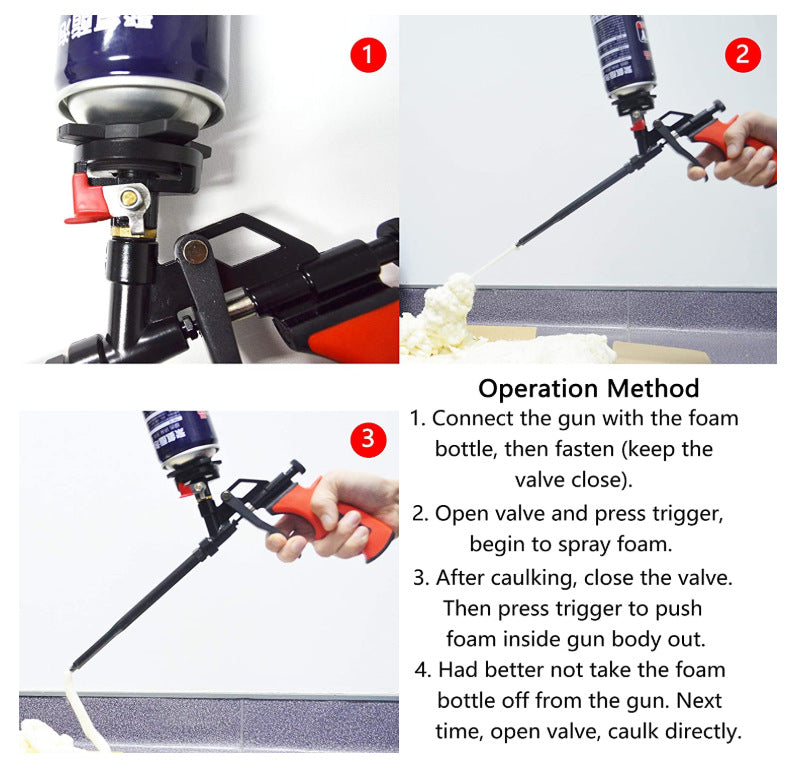 Foaming Agent Cleaning Free Spray Gun