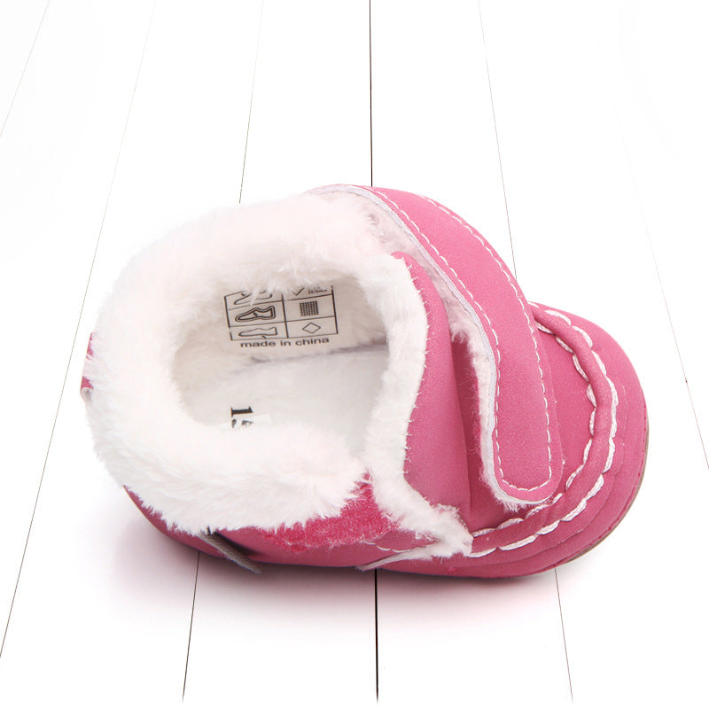 Buy Cozy Rose Red Baby Shoes - Warm and Stylish Toddler Shoes
