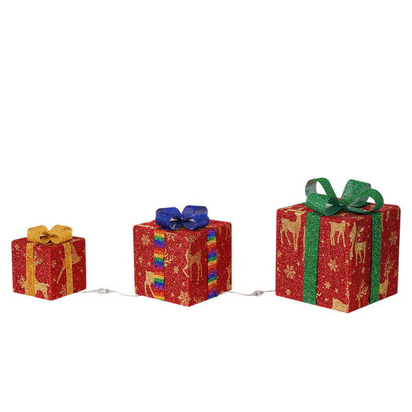 Buy Christmas Lights Gift Box Three-piece Set for Festive Party Decorations
