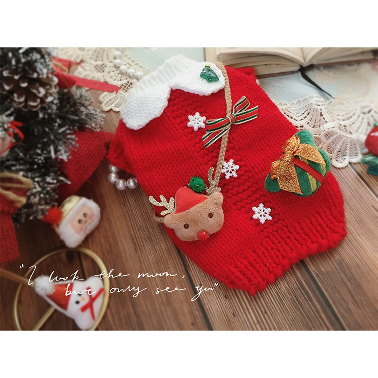 Christmas Clothes Two Leg Leisure Time Sweater