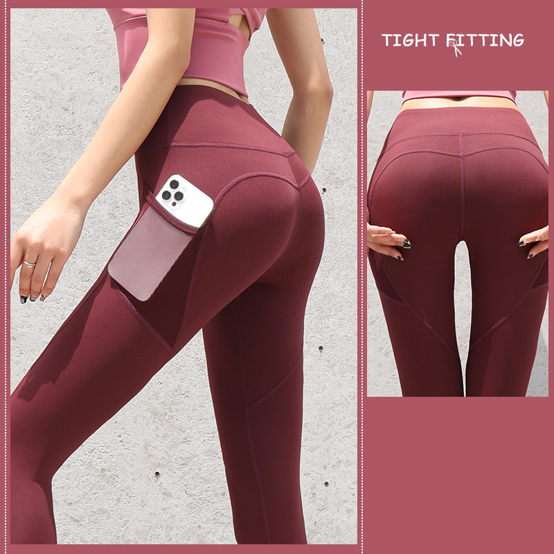 Gym Sport Seamless Leggings With Pockets