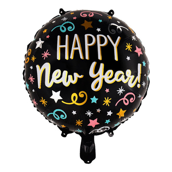 Buy 18 Inch Happy New Year Aluminum Film Ball - Party Wall Decoration