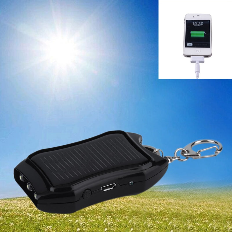 Buy Solar Mobile Phone Power Bank Flashlight Keychain Power - Emergency Charger | EpicMustHaves