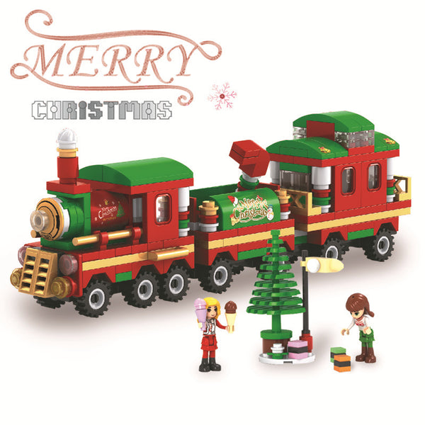 Buy Christmas Post Office Puzzle Building Block Toys | Creative Assembling Fun