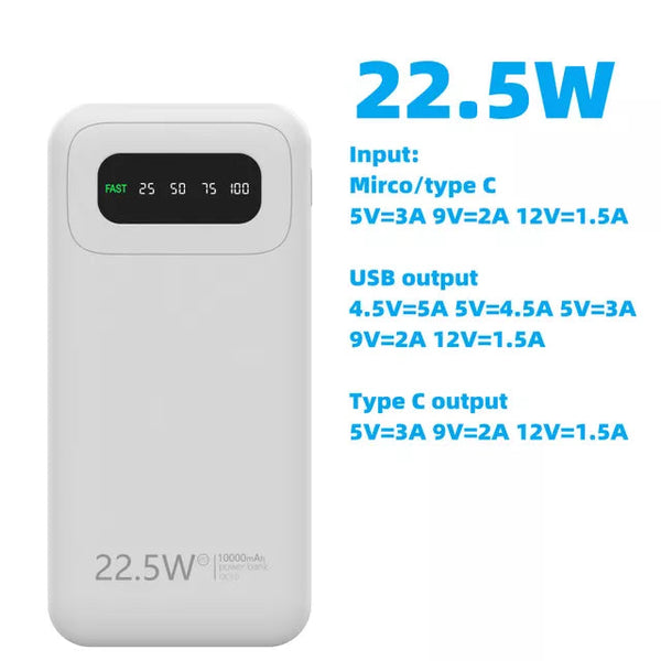 22.5W Portable Power Bank