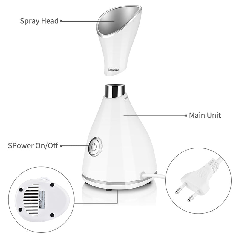 Buy Ionic Facial Steamer for Deep-Cleaning Spa Experience