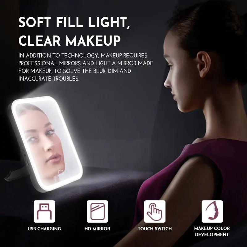 Buy Smart Makeup Mirror - Portable Lighted Vanity Mirror | EpicMustHaves