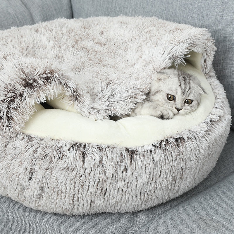 Buy Plush Pet Bed - Cozy Self-Warming Comfort | EpicMustHaves