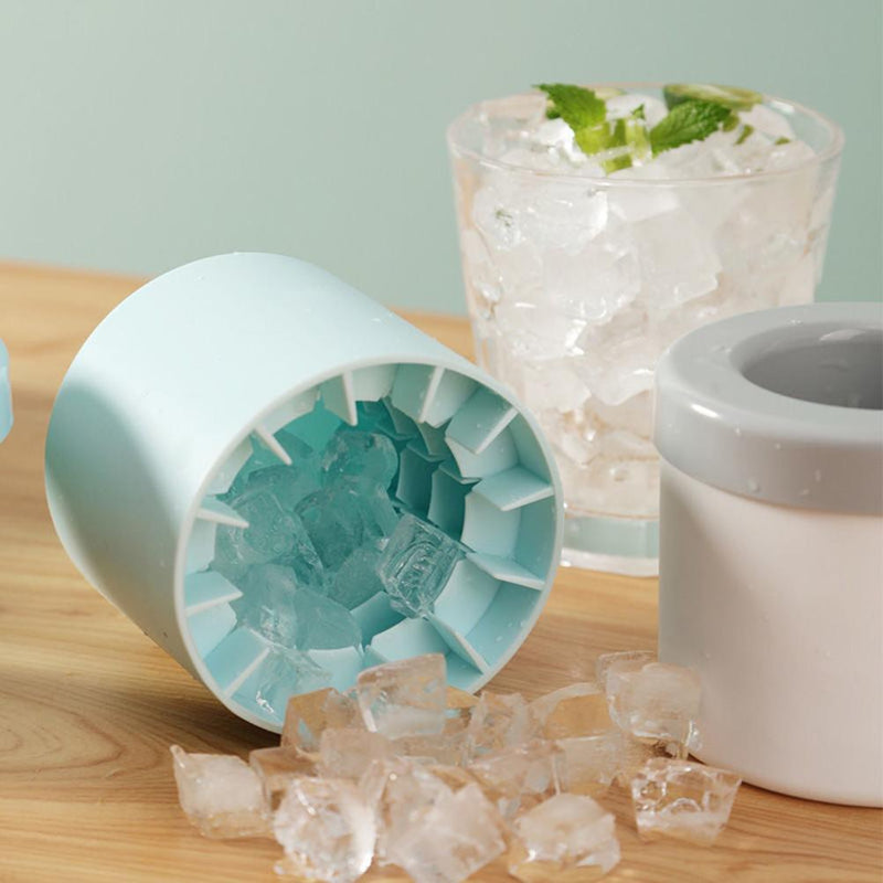 Buy Silicone Cylinder Portable Ice Maker Bucket - Stay Cool | EpicMustHaves