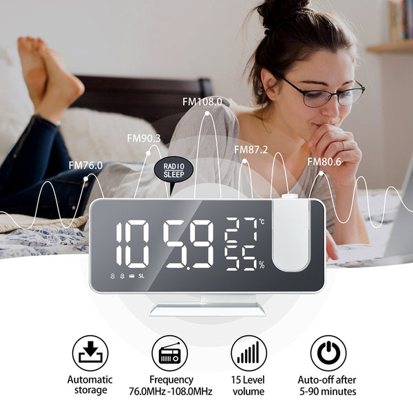 Buy LED Digital Projection Clock - EpicMustHaves