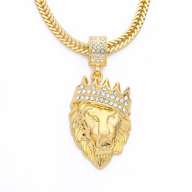 Buy Men's Lion Head Necklace - Stylish Jewelry Collection | EpicMustHaves