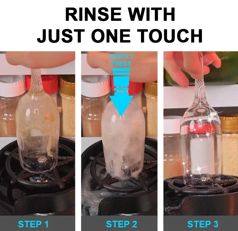 rinse with just one touch