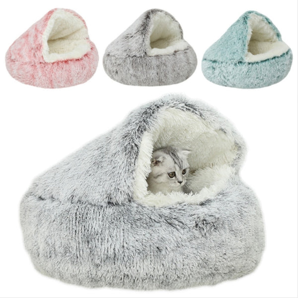 Buy Plush Pet Bed - Cozy Self-Warming Comfort | EpicMustHaves